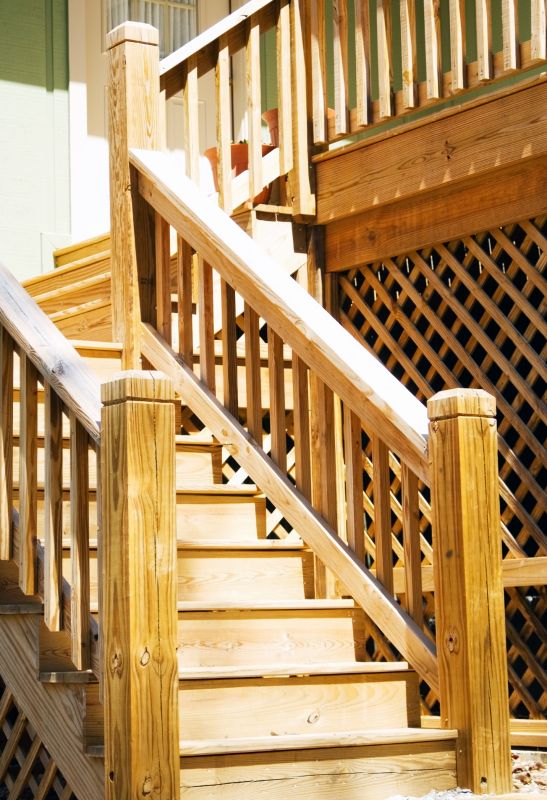 Deck Stairs Installation in Conroe, TX
