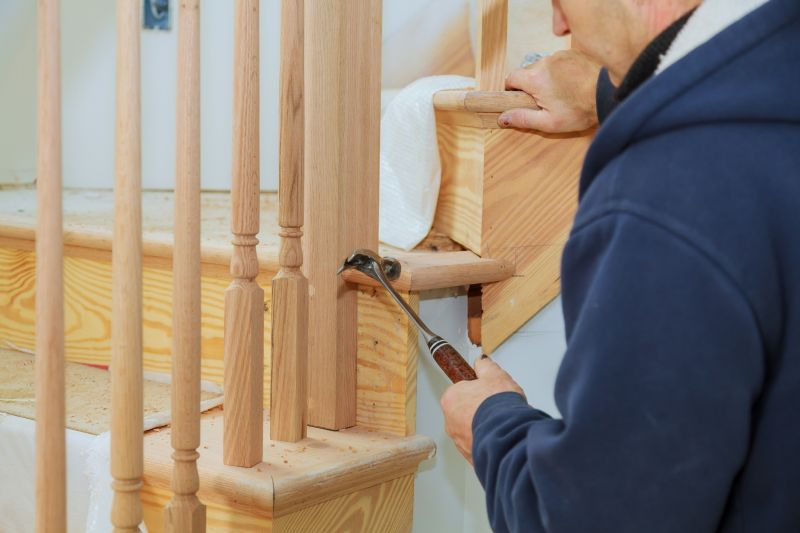 Oak Stairs Installation in Conroe, TX