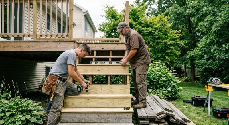 Terrace Railing Repair in Redmond, WA